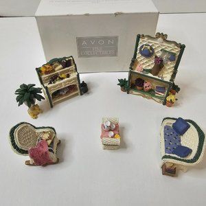 Avon Victorian Miniature Furniture Set of Six The Patio Series Collection